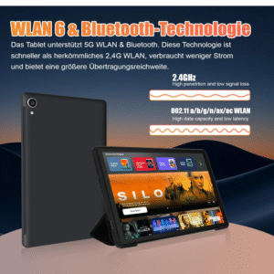 Android 15 tablettes 10 pouces Tablet PC, 24 (4 + 20) GB RAM + 128 Go ROM (1 To TF), Octa Core 2.0 GHz / 1280 * 800 HD IPS / WiFi 6 / Bluetooth 5.3 / 5000mAH / 5MP + 8MP / OTG / Type C Caquage de casque