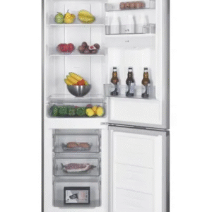 Réfrigérateur congélateur bas CONTINENTAL EDISON - 251L -Total No Frost(Sans givre) - Inox - L 55 cm x H 180 cm