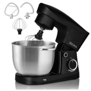 Robot pâtissier - ZEEGMA - Planeet Easy - 5,2 L - 1500W - 10 Vitesses - Noir