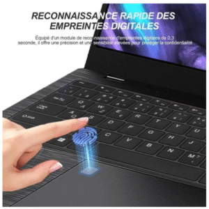 PC portable - 16.1"FHD+ - 24 Go de RAM 512 Go SSD Intel Celeron N5095(2,0 GHz) - Windows 11 PRO - Rotation 170°- Ordinateur